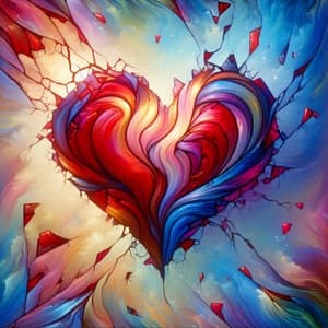 Resilient Heart: Abstract Representation of Coping with Heartbreak