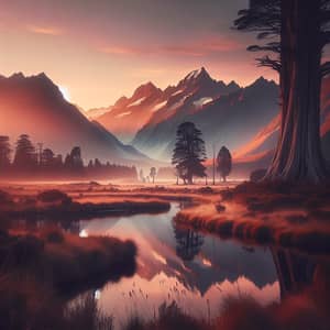 Serene Mountain Landscapes for Tranquil Souls