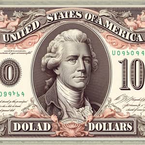 Stunning US 100 Dollar Bill Illustration