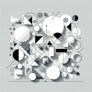 Minimalist Abstract Shapes Art - Tranquil Designs