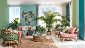 Tropical Living Room Design Ideas