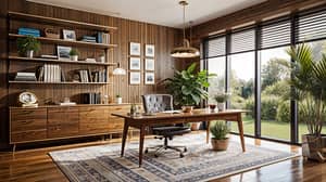 Stylish Mid-Century Modern Home Office Ideas