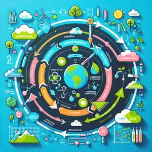 Understanding the Carbon Dioxide Cycle Infographic