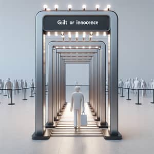 Interactive Walk-Through Metal Detector | Guilt Detection Technology