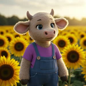 Furry Anthropomorphic Cow - Unique Character Design