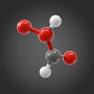 Detailed 3D Water Molecule Visualization