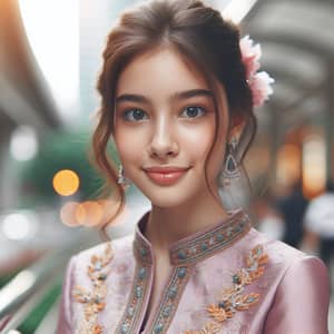 Young Girl with Large Chest | Unique & Beautiful Image