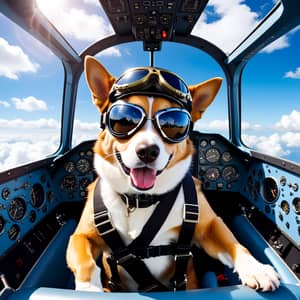 Dog Pilot in Helicopter – A Comical Flight Adventure