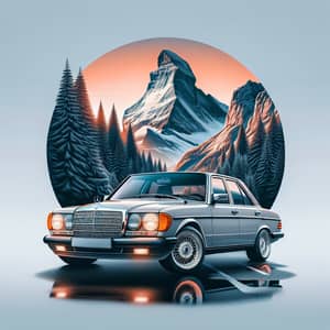 Classic 1990 Mercedes Car Image