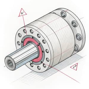 Sketch of Concentric Cylinder Mechanism