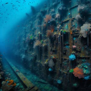 Wall in the Depths of the Ocean