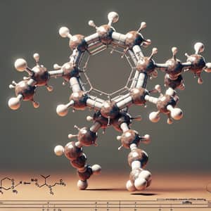 Caffeine Molecule Person | Anthropomorphic Representation