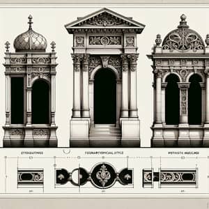 Late 19th-Century Viennese Architectural Elements by Otto Wagner