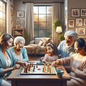 4-Generation Multi-Ethnic Family in Nursing Home