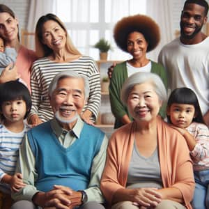 Four-Generation Family Bonding in a Nursing Home