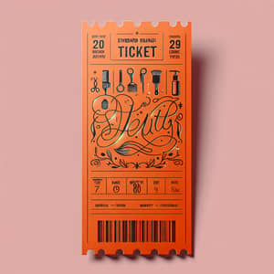 Unique Beauty Industry Event Ticket Design | Event Details