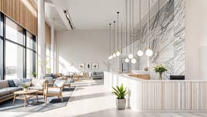 Scandinavian Hotel Lobby Design Inspiration