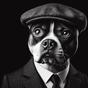 Tommy Shelby Dog: A Gritty Canine Portrait