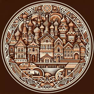 Mezen River Folk Art Design - City of Arkhangelsk Landmarks