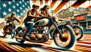 Dynamic Cafe-Style Motorcycle Ride through Layton Utah