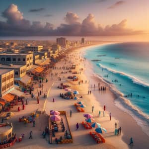 Tranquil Indian Ocean View at Mogadishu Shoreline