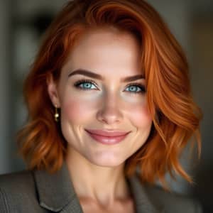 Corporate America Redhead: A Unique Portrait