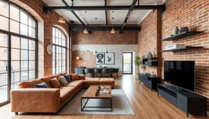 Stylish 80m² Duplex Apartment in Industrial Style