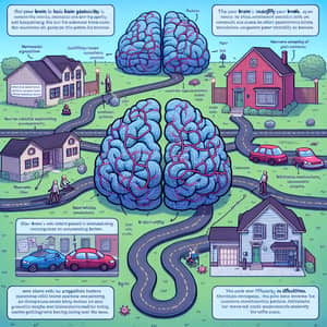 Brain Plasticity and the Feynman Method: A Visual Guide