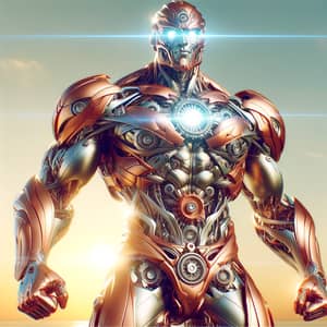 Coppertron - A Heroic Copper Robotic Character