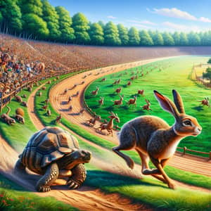 Tortoise and Hare Race: Underestimation and Determination