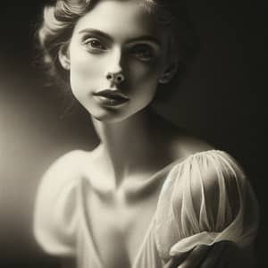 Artistic Nude Portrait Inspired by Helmut Newton | Timeless Elegance