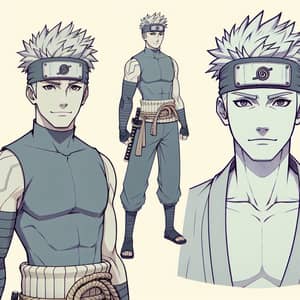 Kakashi Hatake | Unmasked & Shirtless Ninja Warrior Art