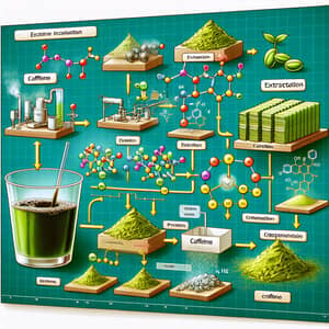 Caffeine Extraction Chart from Matcha Tea