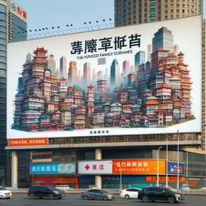 Hundred Family Surnames - City Advertisement Billboard