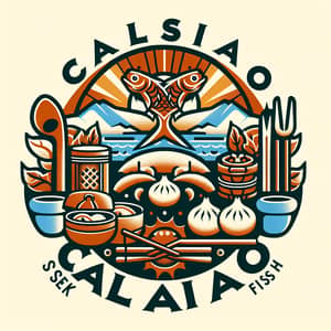 Calasiao Smoked Fish Logo: Siomai & Dumplings Design