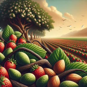 Strawberry Field under Vanilla Sky: Eastward Landscape