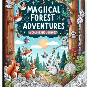 Magical Forest Adventures Colouring Book