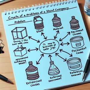 Ishikawa Diagram Example for SAVEF S.N.C | New Water Jug Business