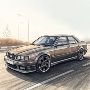 Realistic Car Drawing Transformation