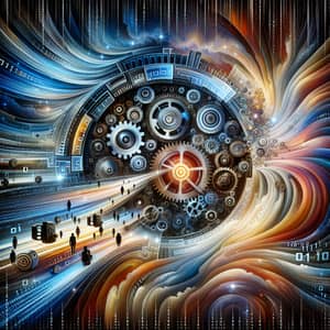 Abstract Digital Transformation | Technology Advancement