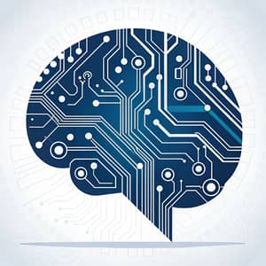 Abstract Circuitry Design for AI & Tech