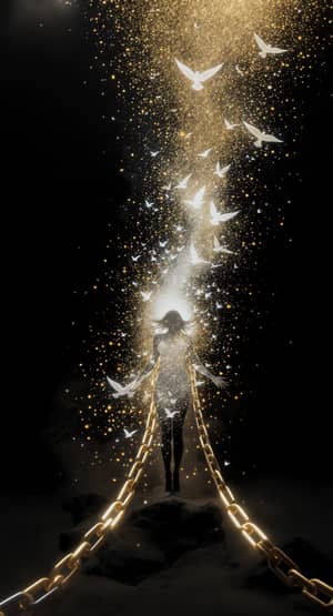 Breaking Free: Abstract Art of Liberation