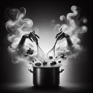 Mystical Cooking: Enigmatic Cauldron Scene