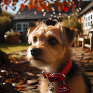 Peter the Class Pet: Dog with Red Collar