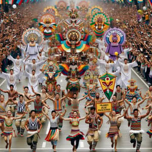 Vibrant Sinulog Festival in the Philippines