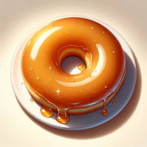 Delicious Classic Glazed Donut - Sweet Indulgence