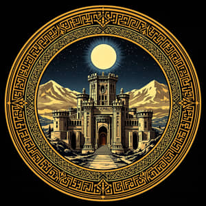Majestic Persepolis Castle Emblem Design