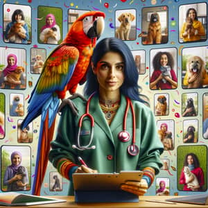 Online Pet Care Festival: Live Webinar with South Asian Vet & Colorful Parrot