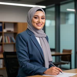 Professional Hijab Woman: Empowering Style