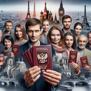 Russian Travelers with Stamped Visas in Paris | Wanderlust Adventures